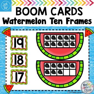 Teaching ten frames in math centers