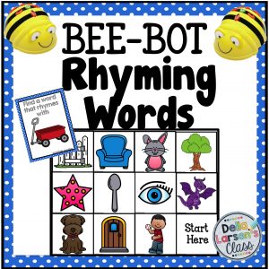 Bee Bot Rhyming Words Mat
