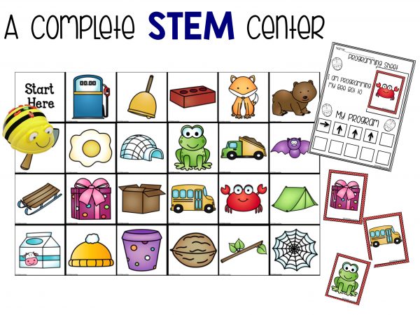 BeeBot short vowels stem center