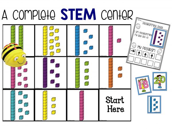 BeeBot tens and ones stem center