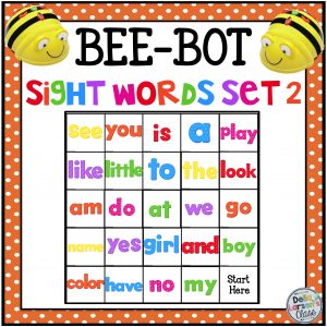 BeeBot sight words mat #2