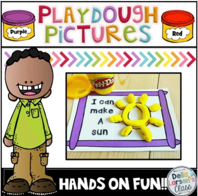 Fine Motor activities using play doh